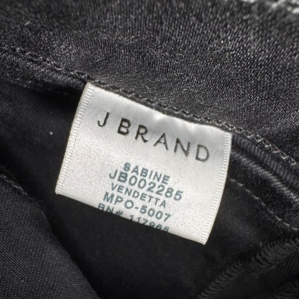 J BRAND Sabine High-rise‎ Skinny Jeans In Black - Picture 5 of 7